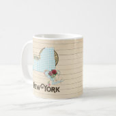 ニューヨーク州マグカップ – マグカップ愛好家に最適 コーヒーマグカップ (正面左)