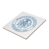 ニューヨーク州マンハッタン特別区の封印 タイル (側面)