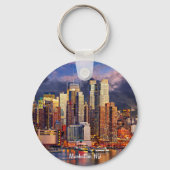 ニューヨーク州マンハッタン キーホルダー (裏面)