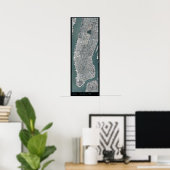 ニューヨーク州マンハッタン(NY)宇宙衛星ポストより ポスター (ホームオフィス)