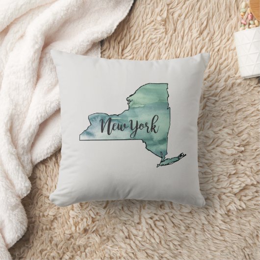 ニューヨーク州マ絵を描ズピロー クッション (ブランケット)