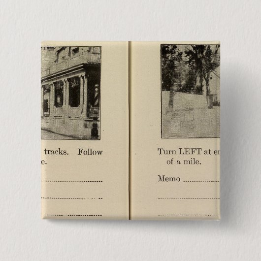 ニューヨーク州メカニクスビル 缶バッジ (正面)