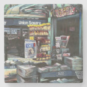 ニューヨーク州ユニオンスクエア、クリソコリア・モーニング ストーンコースター (正面)