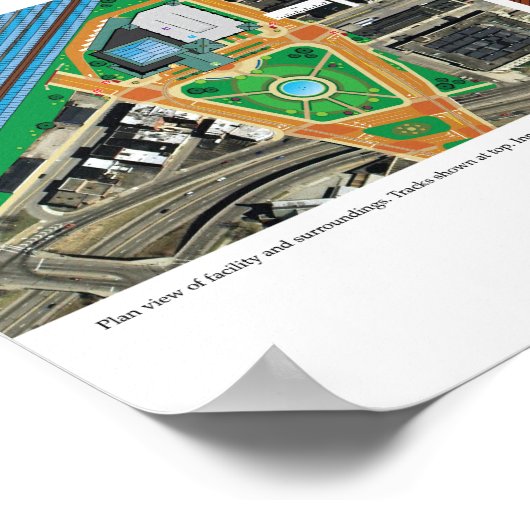 ニューヨーク州ロチェスターの新しいインターモーダルステーション ポスター (角)