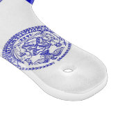 ニューヨーク州旗とガラス製のカッティングボードパドル カッティングボード (角)