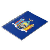 ニューヨーク州旗を持つノート州 ノートブック (左側)