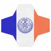 ニューヨーク州旗を持つ愛国的なサッカーボール サッカーボール (フラット)