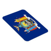 ニューヨーク州旗を掲げた愛国的なフレキシブル磁石 マグネット (右側)