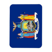 ニューヨーク州旗を掲げた愛国的なフレキシブル磁石 マグネット (縦)