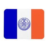 ニューヨーク州旗を掲げた愛国的なフレキシブル磁石 マグネット (横)