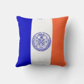 ニューヨーク州旗アメリカのモージョピロー クッション (裏面)