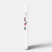 ニューヨーク州旗ハート Case-Mate iPhoneケース (裏面 / 左)