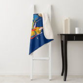 ニューヨーク州旗プリント愛国心 シェルパブランケット (インサイチュ)