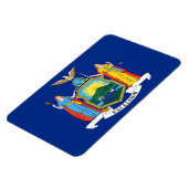 ニューヨーク州旗、エンパイア州、アメリカ植民地 マグネット (左側)