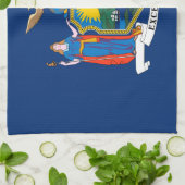 ニューヨーク州旗 キッチンタオル (折り畳み)