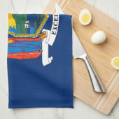 ニューヨーク州旗 キッチンタオル (四つ折り)