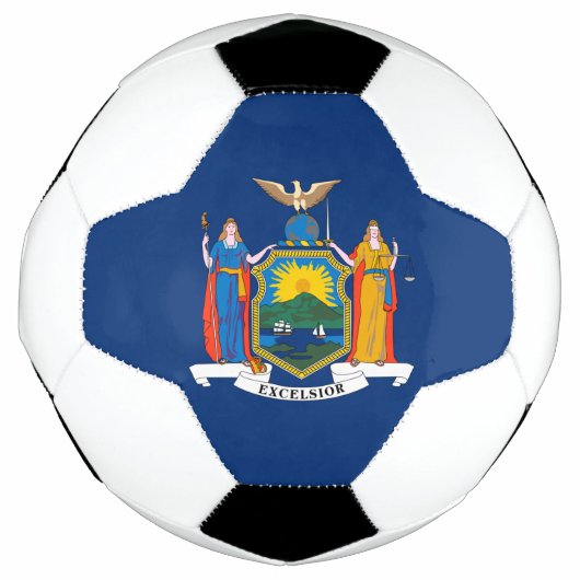 ニューヨーク州旗 サッカーボール (正面)