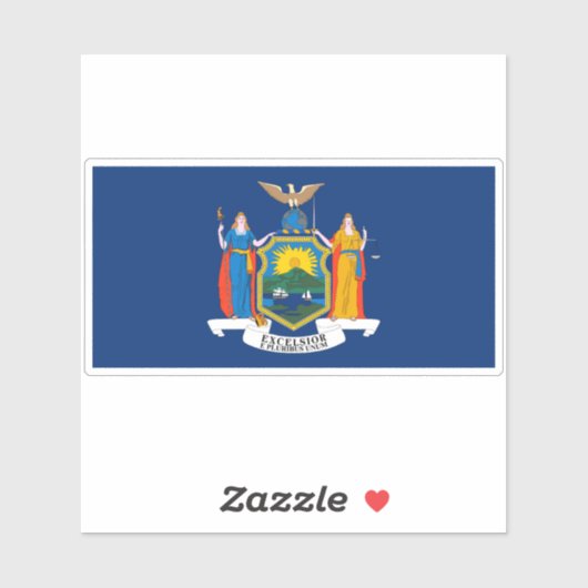 ニューヨーク州旗 シール (シート)