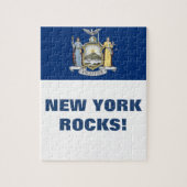 ニューヨーク州旗 ジグソーパズル (縦)