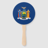 ニューヨーク州旗 ハンドファン (裏面)