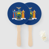 ニューヨーク州旗 ハンドファン (正面&裏面)