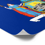 ニューヨーク州旗 ポスター (角)