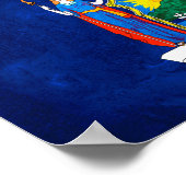 ニューヨーク州旗 ポスター (角)