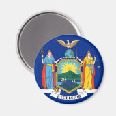 ニューヨーク州旗 マグネット (正面/裏面)