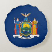 ニューヨーク州旗 ラウンドクッション (裏面)