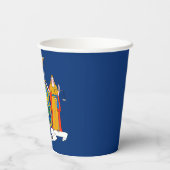 ニューヨーク州旗 紙コップ (裏面)