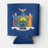 ニューヨーク州旗 缶クーラー (正面)