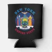 ニューヨーク州旗 缶クーラー (正面)
