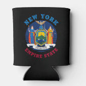 ニューヨーク州旗 缶クーラー (裏面)