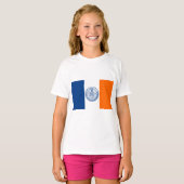 ニューヨーク州旗 Tシャツ (正面フル)