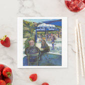 ニューヨーク州遊公園に熱狂的な人々 スタンダードランチョンナプキン (インサイチュ)