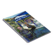 ニューヨーク州遊公園に熱狂的な人々 ノートブック (右側)