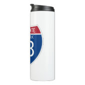 ニューヨーク州間標識 タンブラー (回転右)