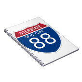 ニューヨーク州間標識 ノートブック (右側)