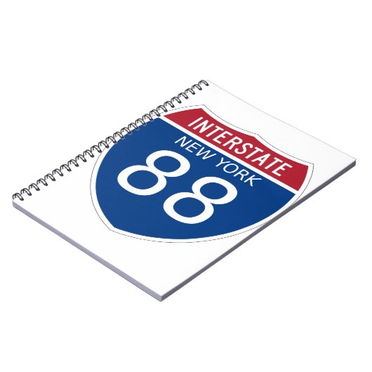 ニューヨーク州間標識 ノートブック (左側)