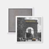 ニューヨーク市おみやげマグネット マグネット (正面/裏面)