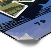 ニューヨーク市からの挨拶ヴィンテージ ポスター (角)