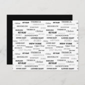 ニューヨーク市からの挨拶 ポストカード (正面/裏面)