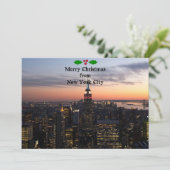 ニューヨーク市からクリスマスの挨 シーズンカード (スタンド正面)