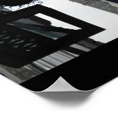 ニューヨーク市でバスケットボールのフープ。 ポスター (角)