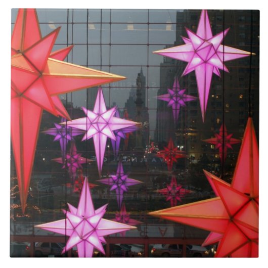 ニューヨーク市で。クリスマスの飾り タイル (正面)