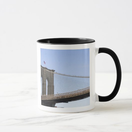 ニューヨーク市にあるブルックリン橋 New 2 マグカップ (右)