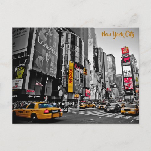 ニューヨーク市に関する興味深いおもしろいの事実 ポストカード (正面)