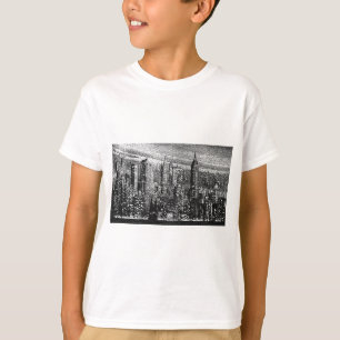 ニューヨーク市のアートワーク Tシャツ