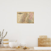 ニューヨーク市のインデックス地図アトラス ポスター (キッチン)