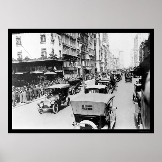 ニューヨーク市のイースターオートパレード1920 ポスター (正面)